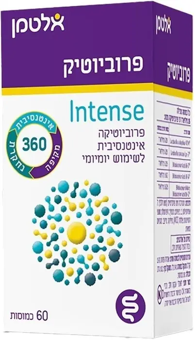 פרוביוטיק INTENSE אלטמן 60 כמוסות