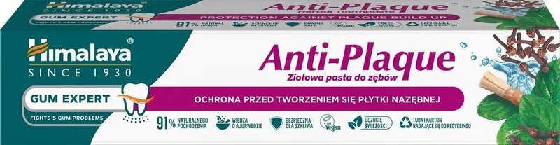 הימלאיה משחת שיניים נגד פלאק Anti Plaque מבית Himalaya