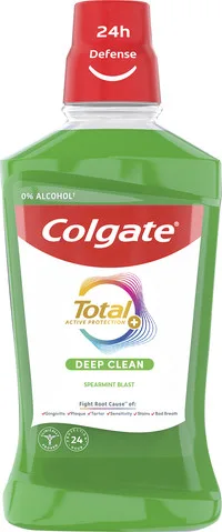 קולגייט מי פה טוטאל ירוק ספרמינט 12 שעות הגנה ללא אלכוהול