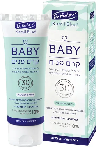 קמיל בלו BABY סנסטיב קרם פנים לתינוק SPF30 ד"ר פישר
