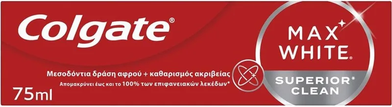 קולגייט Colgate - משחת שיניים Max White ניקיון מעולה