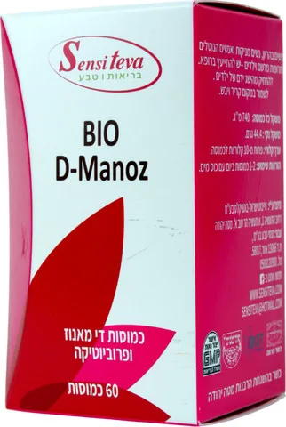 סנסי ביו די מנוז 550 מ"ג בתוספת FOS פרווה סנסי טבע