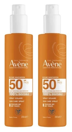 אוון-זוג ספרי הגנה מהשמש- +Avene spray SPF50 +