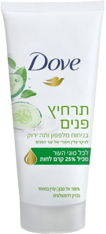 דאב תרחיץ פנים בניחוח מלפפונים ותה ירוק