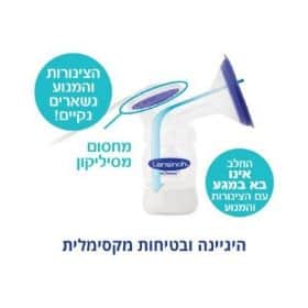 משאבת חלב חשמלית דו צדדית לנסינו