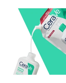 ג'ל ניקוי מקציף לעור רגיל עד שמן- אריזת מילוי cerave