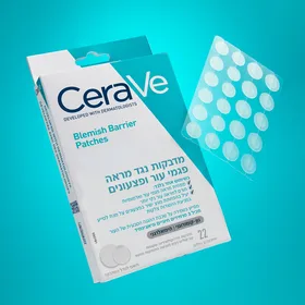סרווה בלמיש מדבקות שקופות נגד מראה פגמי עור CERAVE