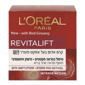 LOREAL קרם יום רויטליפט בעל גוון למראה עור קורן