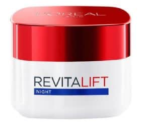 l'oreal revitalift night cream לוריאל קרם לילה לטיפול בקמטים