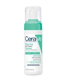 ניקוי מאזן במרקם מוס cerave