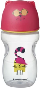 טומי טיפי כוס אימון ורוד עם פיית סיליקון רכה