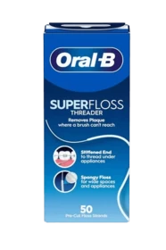 oral-b super floss חוט דנטלי אורל בי אורטודונטי