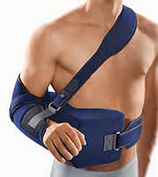 מקבע כתף לאחר ניתוח בדרגות סיבוב משתנות BORT