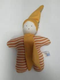 בובת משחק לתינוק- 100% כותנה אורגנית